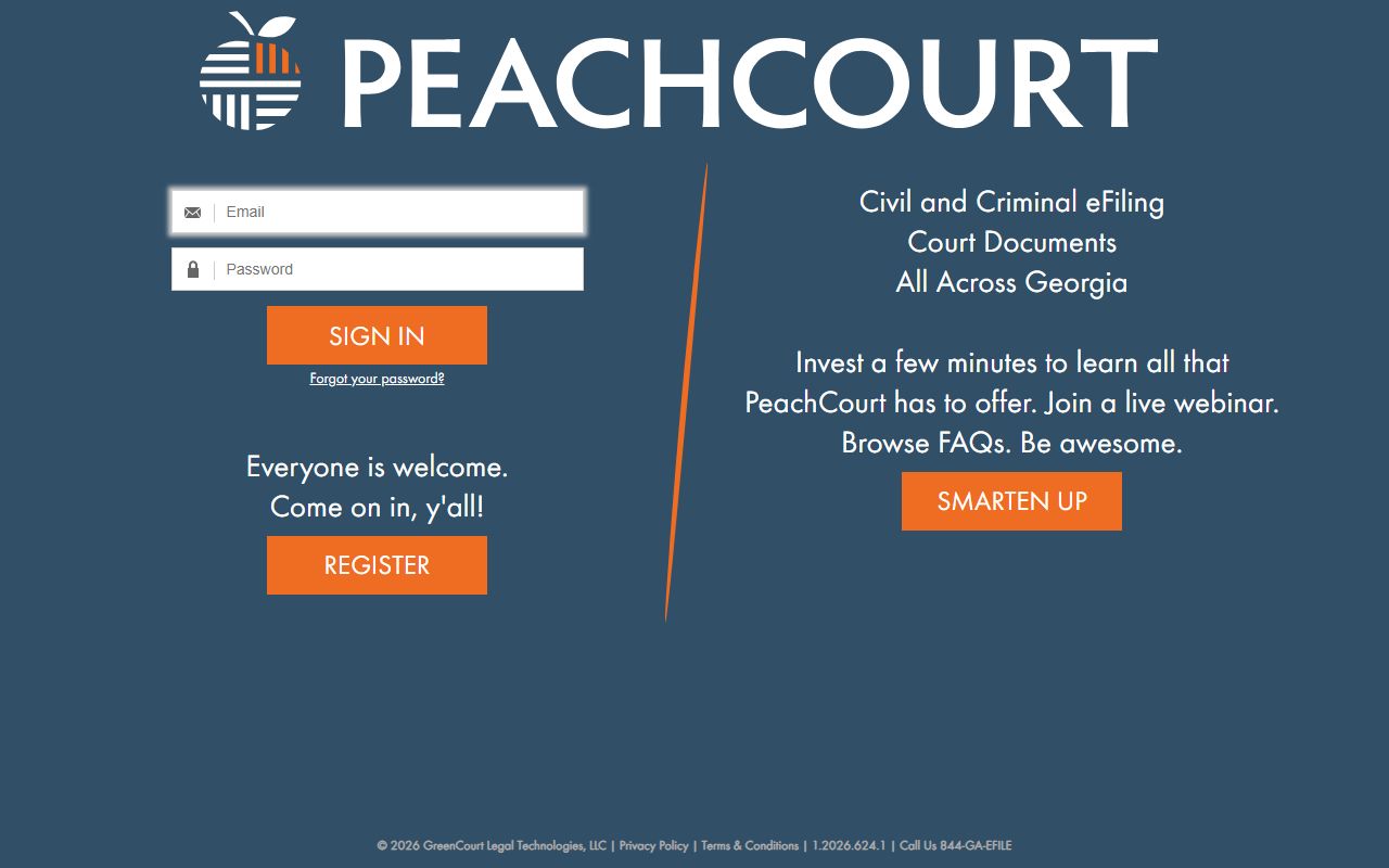 Stewart County court records PeachCourt account access