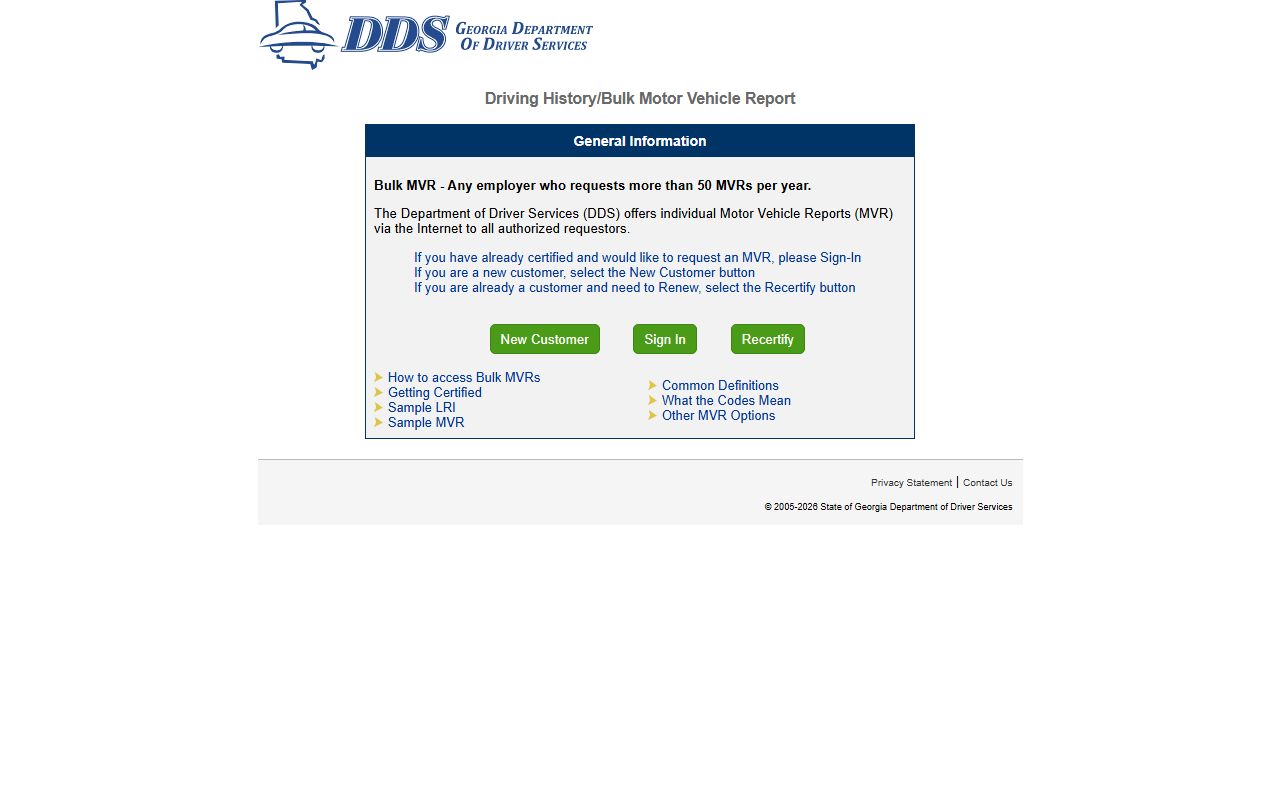 Stewart County Superior Court Georgia DDS online motor vehicle report portal
