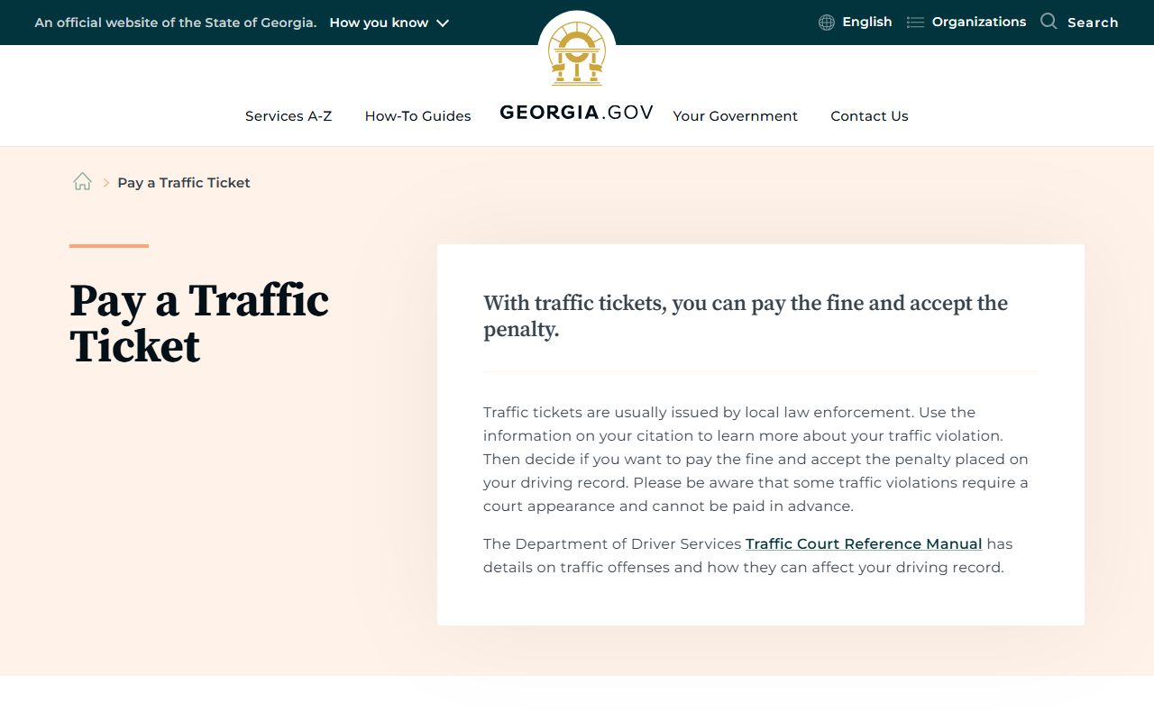 Stewart County traffic court records Georgia traffic ticket payment service